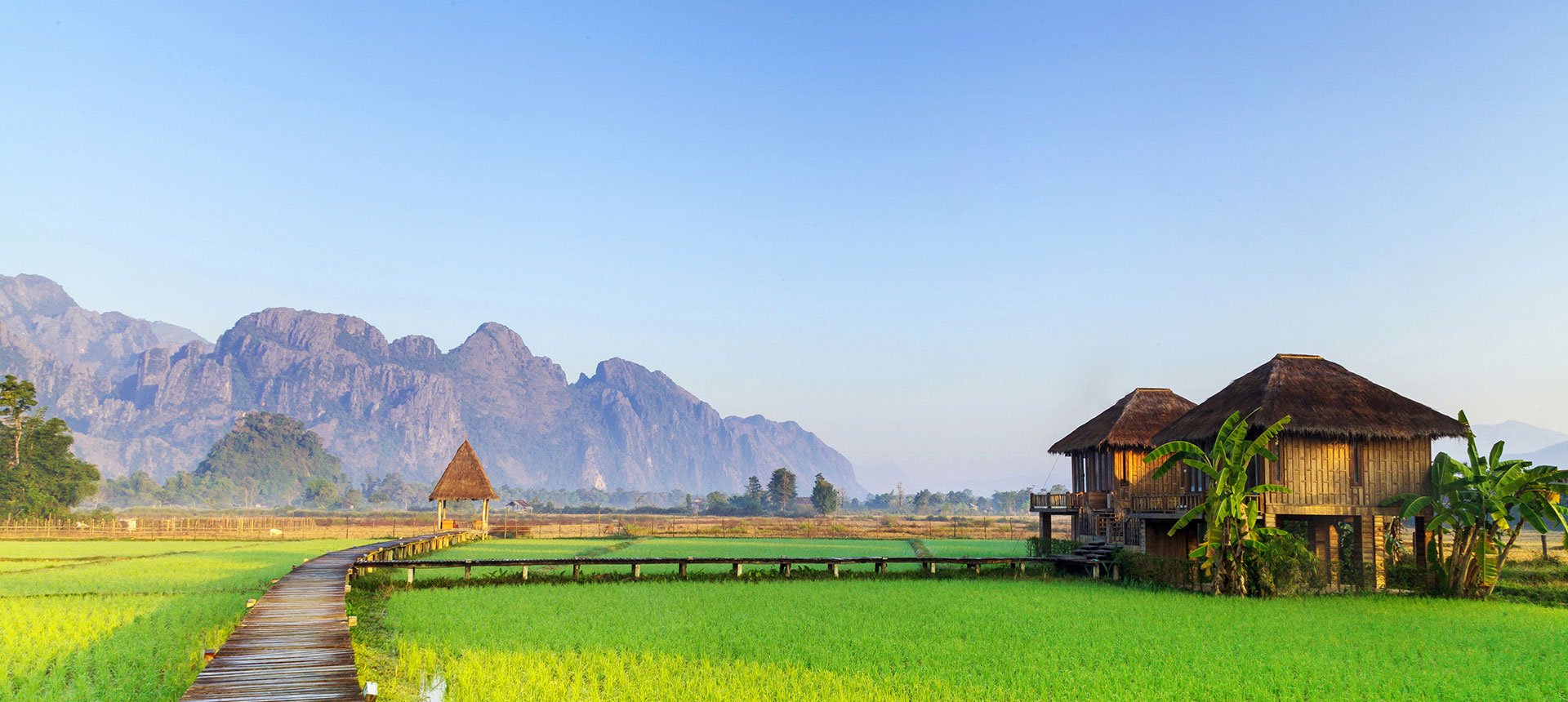 Vang Vieng landscape, Laos