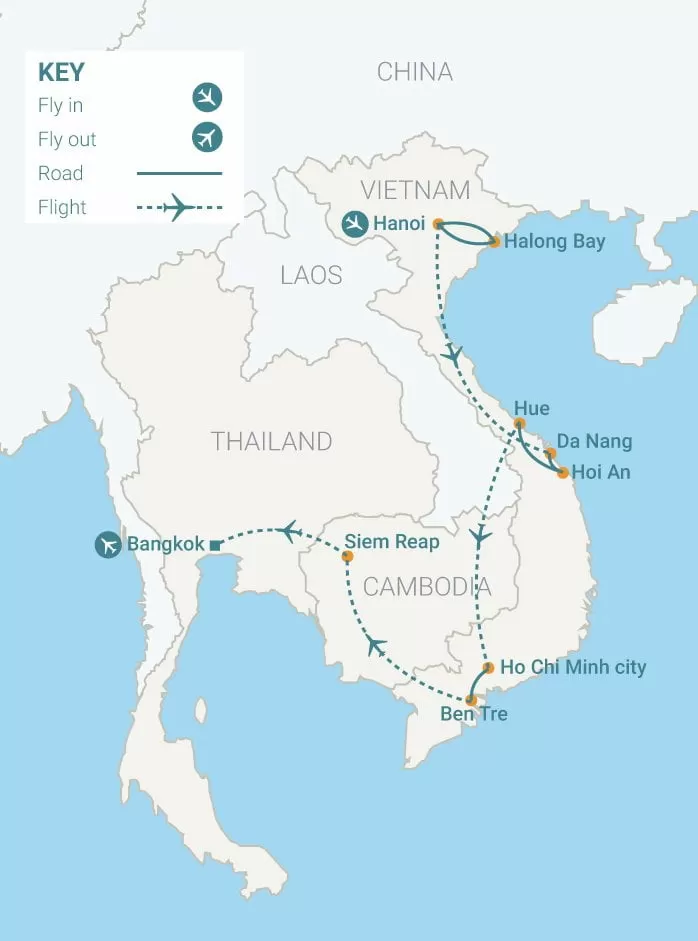 tri country tour vietnam cambodia thailand