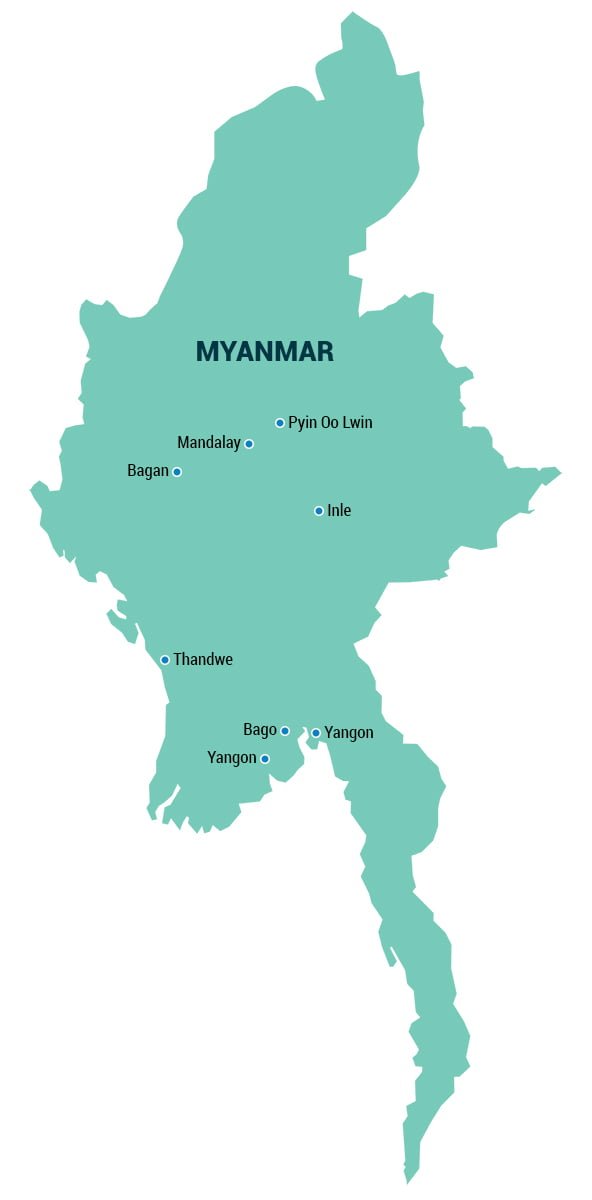 Myanmar Map