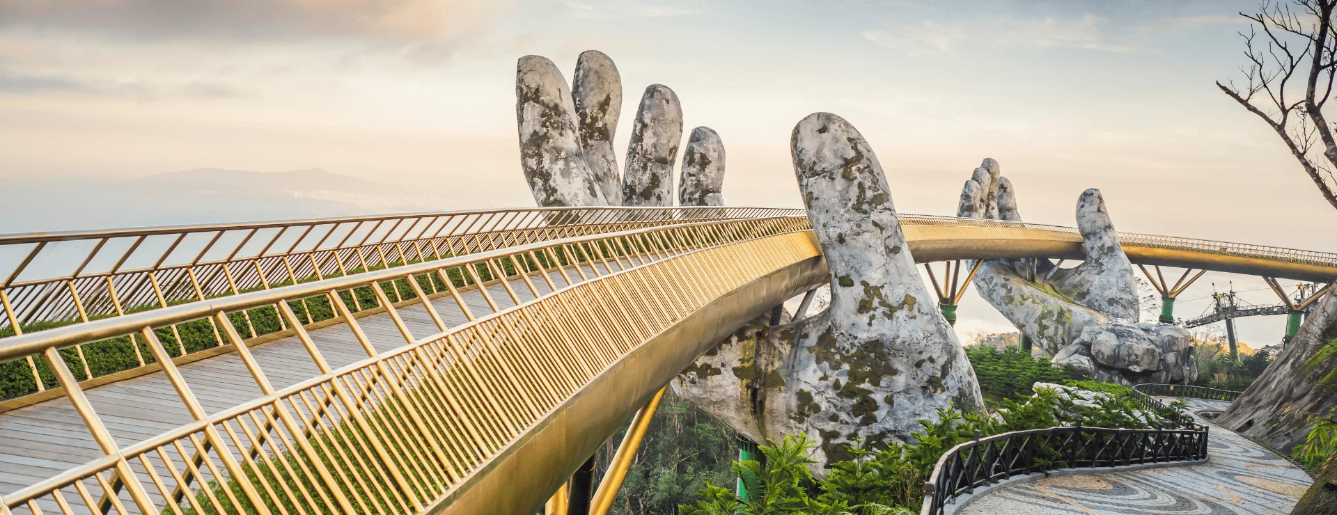 Golden Bridge In Vietnam: A Marvel Amidst The Clouds | Asia Pioneer Travel