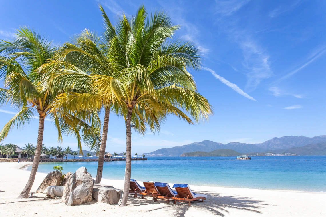 Idyllic Beach Of Vietnam