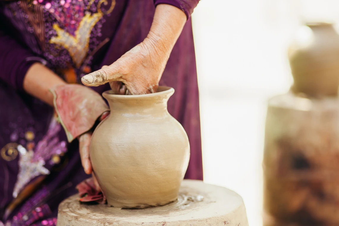Try making a clay pot while you are visiting Bat Trang Village
