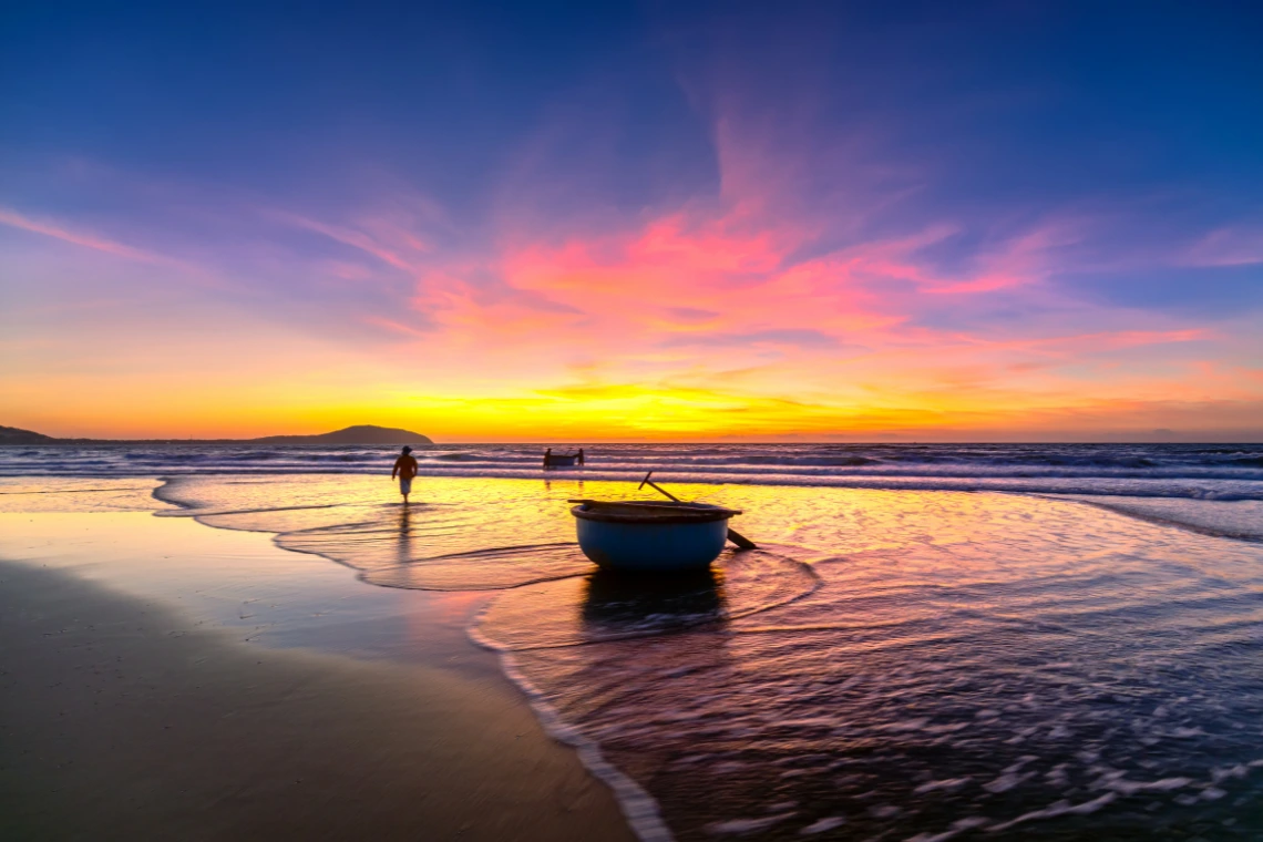 Mui Ne Beach At Fishing Village