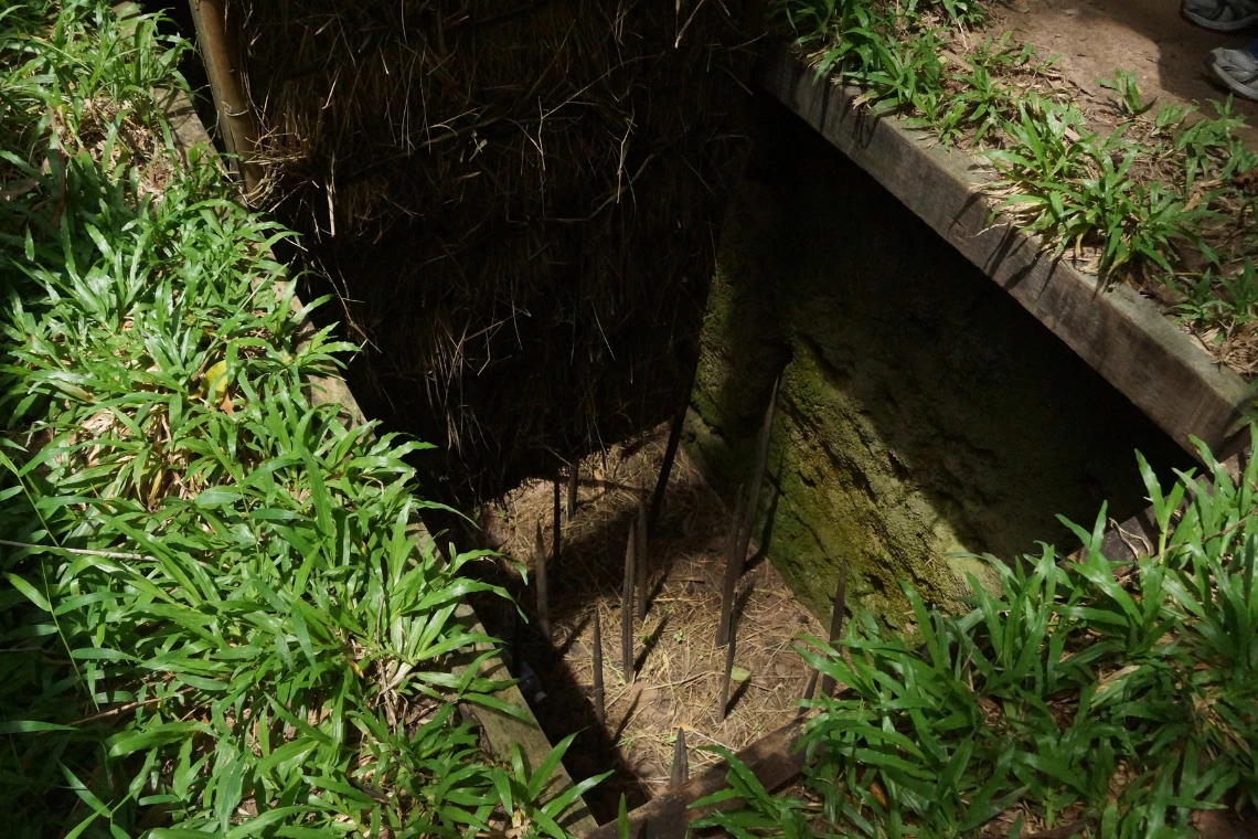 Spike Trap In Cu Chi Tunnels