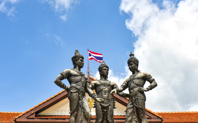 05_three kings monument Chiang Mai