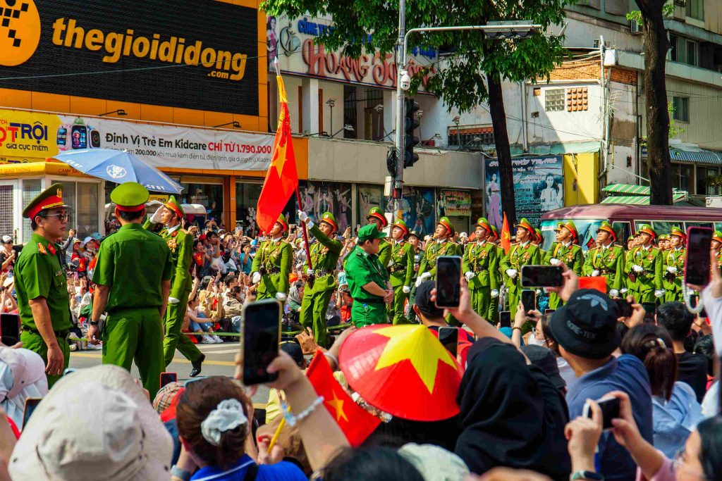 Public military parades in big cities