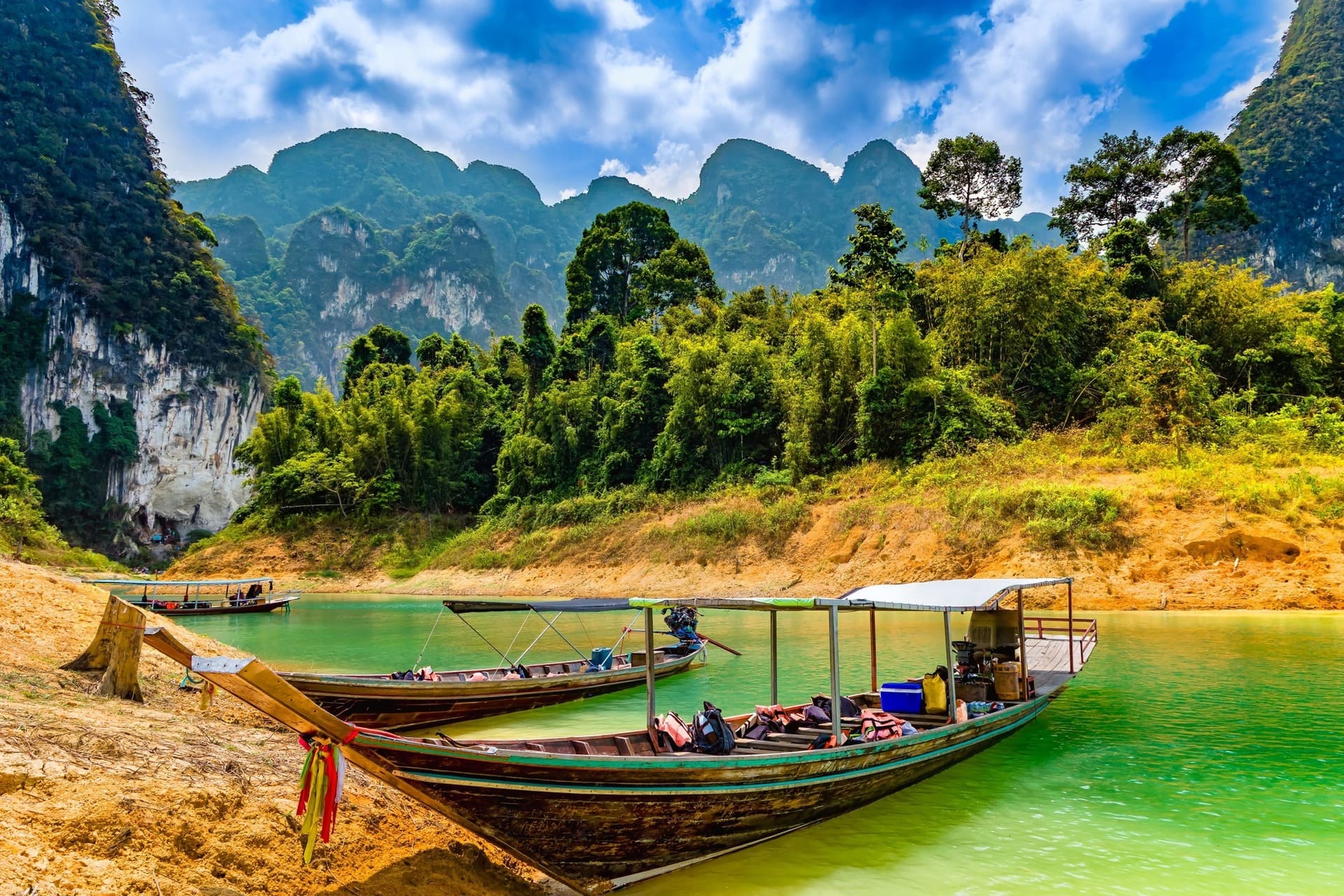 Long-tail-boat-Khao-Sok-1