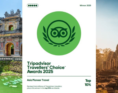 Asia Pioneer Travel Named Tripadvisor Travelers’ Choice Award Winner for 2025
